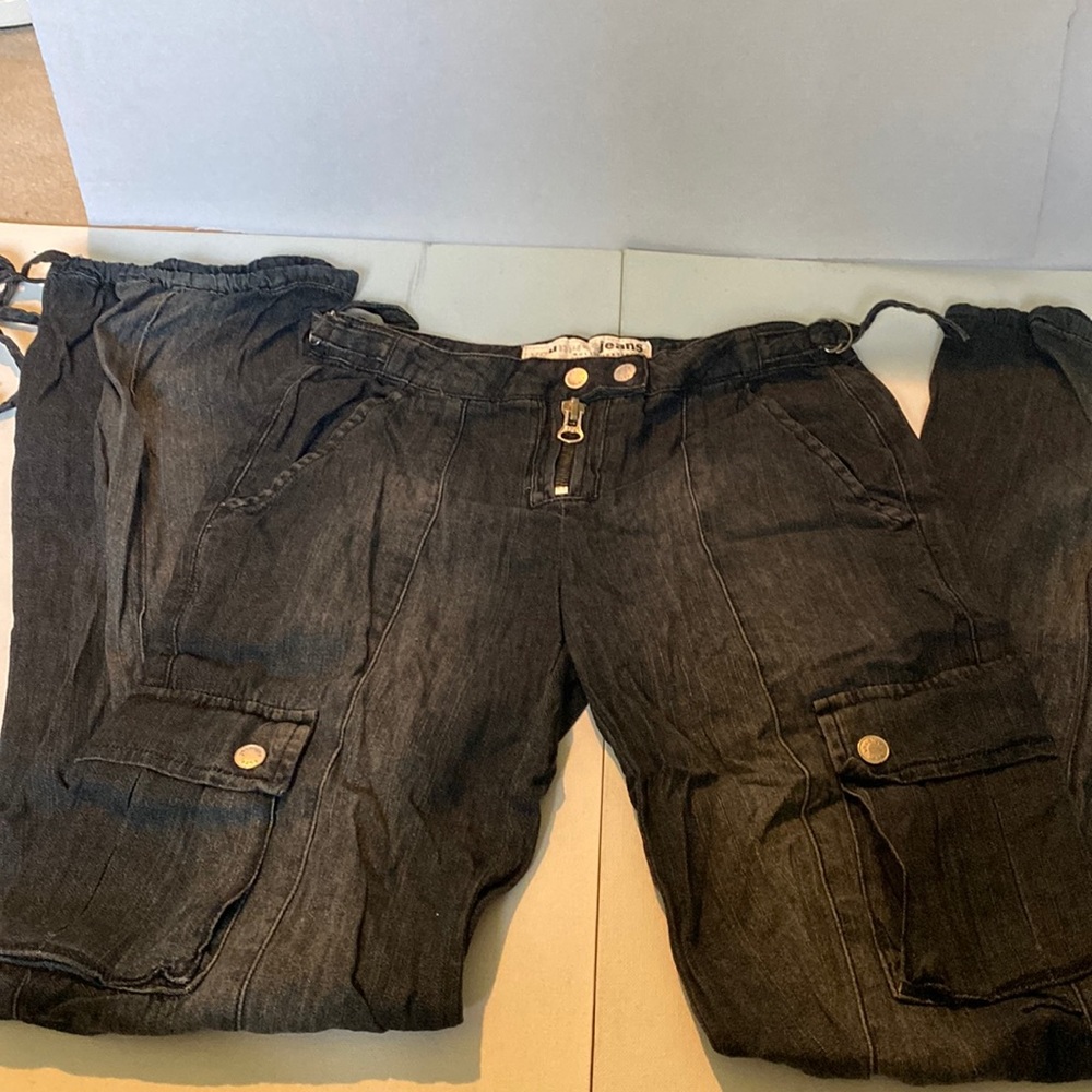 Younique Black Cargo Jeans